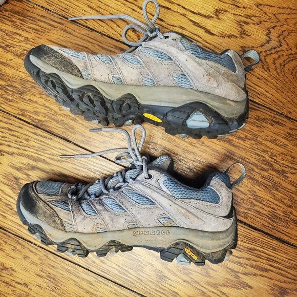 Women's Merrell Hiking Shoe. Size 7, Blue/Gray, Vibram Sole, Great Cond! - Picture 4 of 8